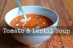Easy Tomato & Lentil Soup | www.myfoododyssey.com
