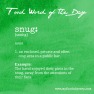 Food Word of the Day: Snug | www.myfoododyssey.com